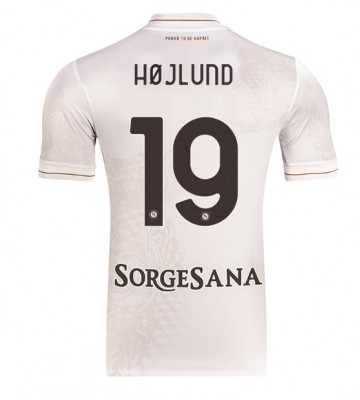 SSC Napoli Rasmus Hojlund #19 Udebanetrøje 2025-26 Kortærmet